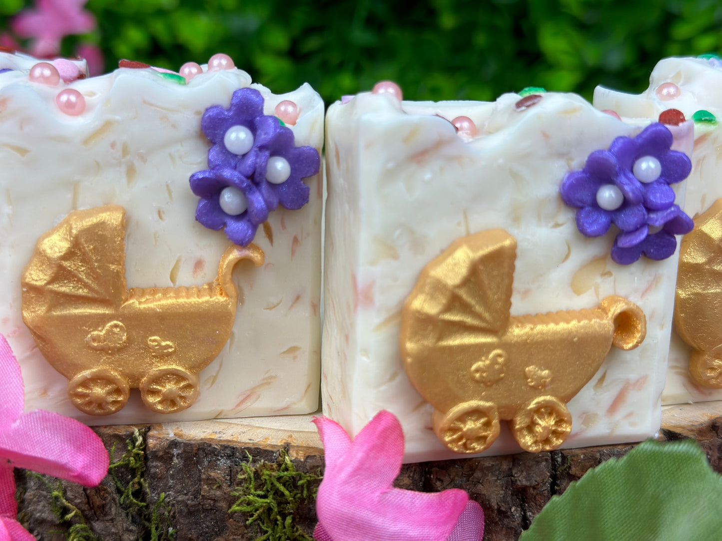 Soap Gallery Baby Carriage (BACK by popular demand, limited)(Garden Party Collection)