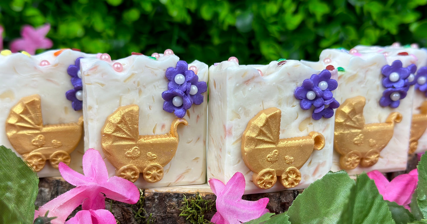 Soap Gallery Baby Carriage (BACK by popular demand, limited)(Garden Party Collection)