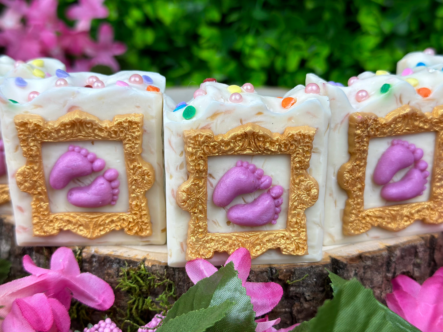 Soap Gallery Baby's Feet (BACK by popular demand, limited)(Garden Party Collection)