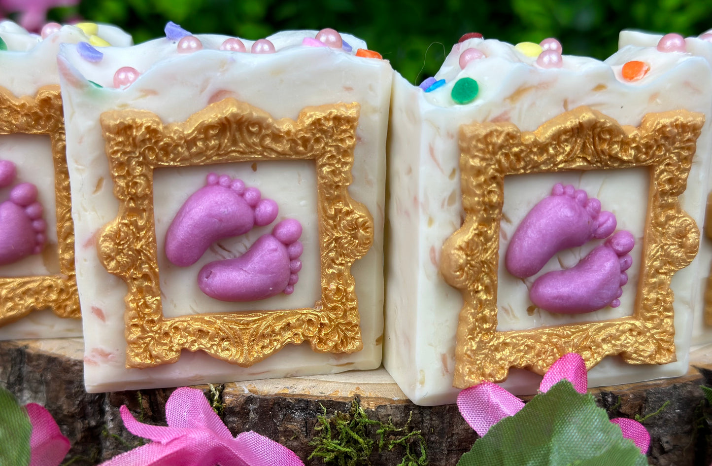 Soap Gallery Baby's Feet (BACK by popular demand, limited)(Garden Party Collection)