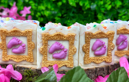 Soap Gallery Baby's Feet (BACK by popular demand, limited)(Garden Party Collection)