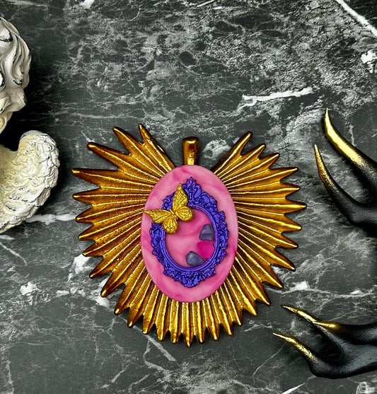 Butterfly on a Frame (Victorian Goth)