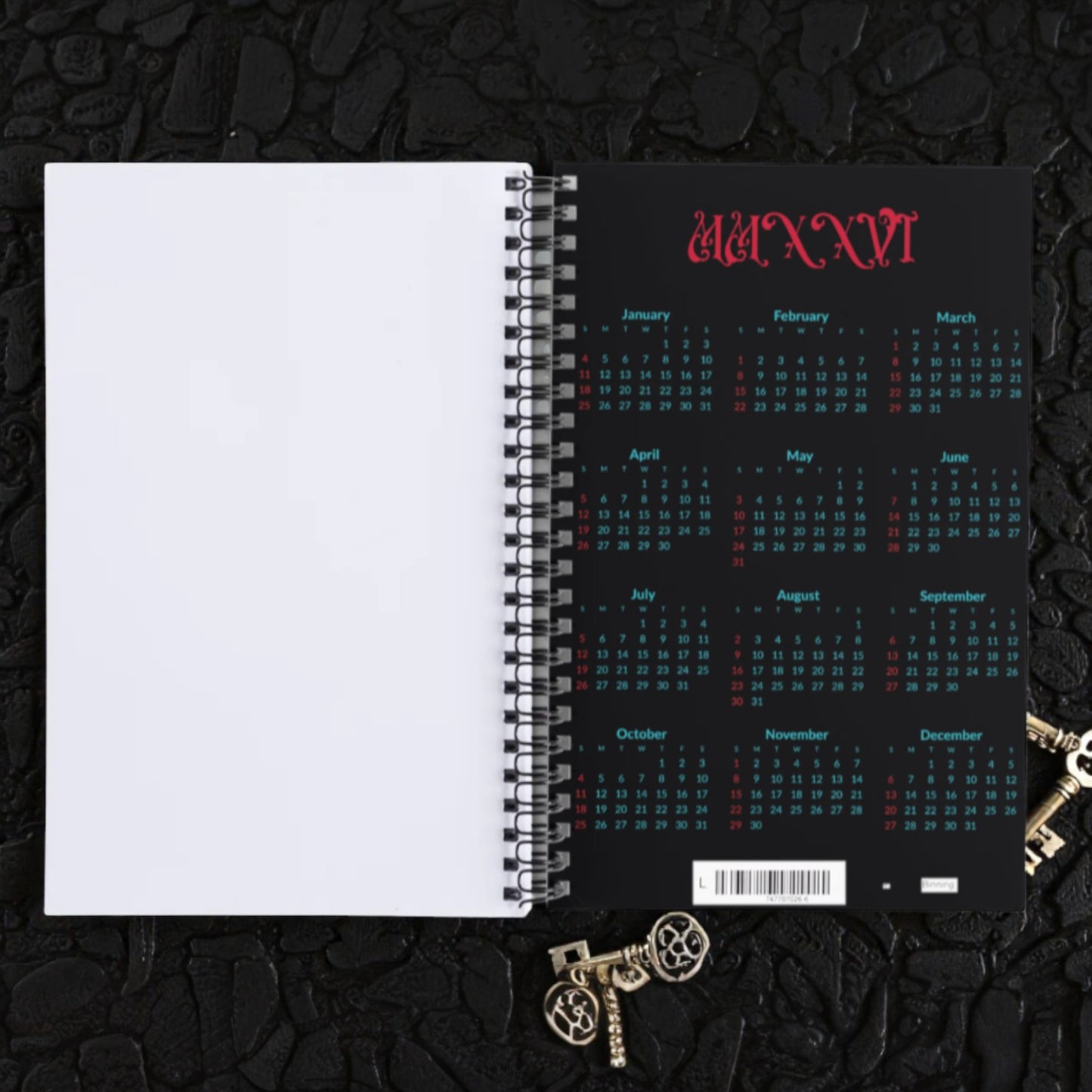 Notebook MMXXVI Calendar