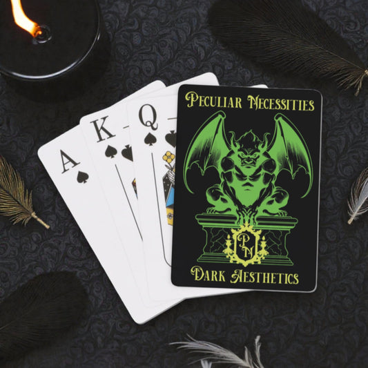 PlaYing Cards (green GargoYle)